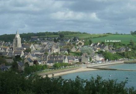 gite Saint Suliac Ker Mor situation de la maison sur une vue de Saint Suliac.jpg